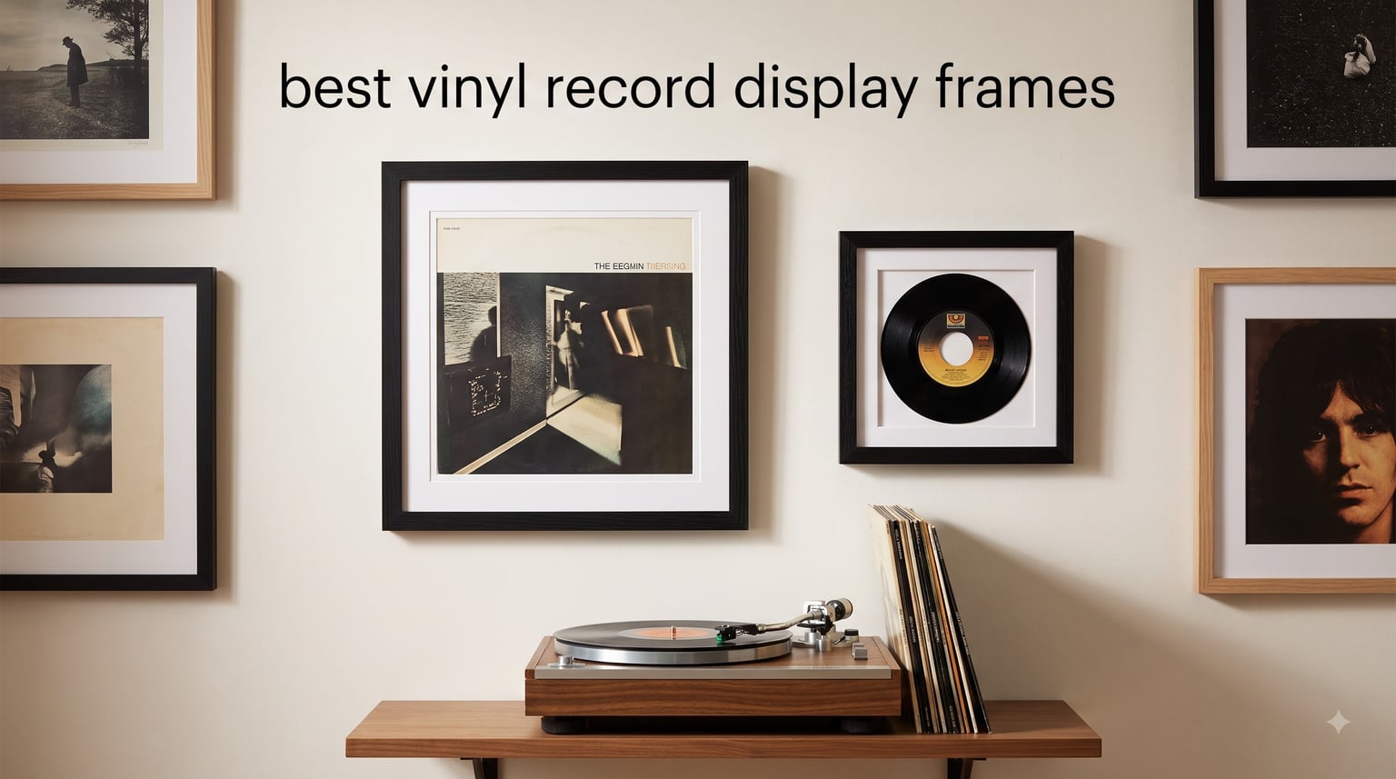 best vinyl record display frames