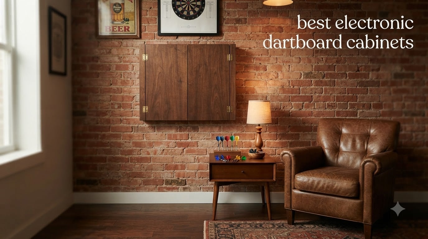 best electronic dartboard cabinets