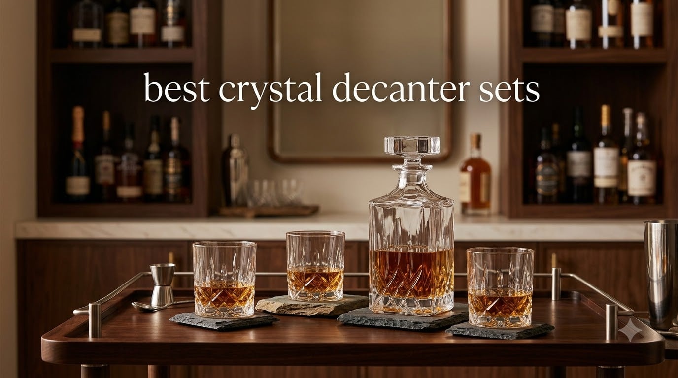 best crystal decanter sets