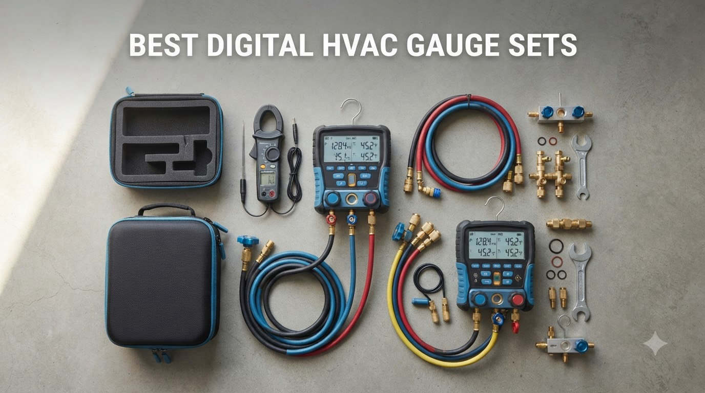 best digital hvac gauge sets