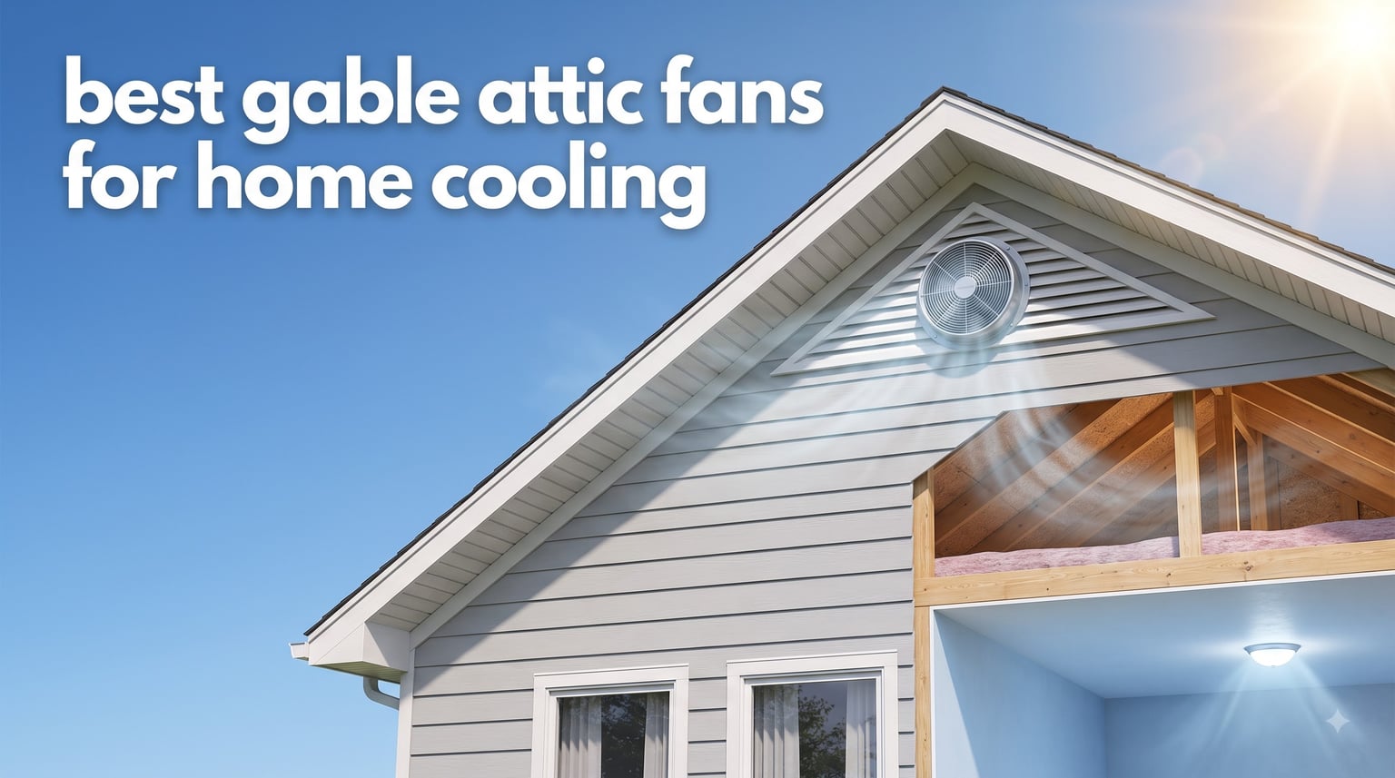 best gable attic fans for home cooling