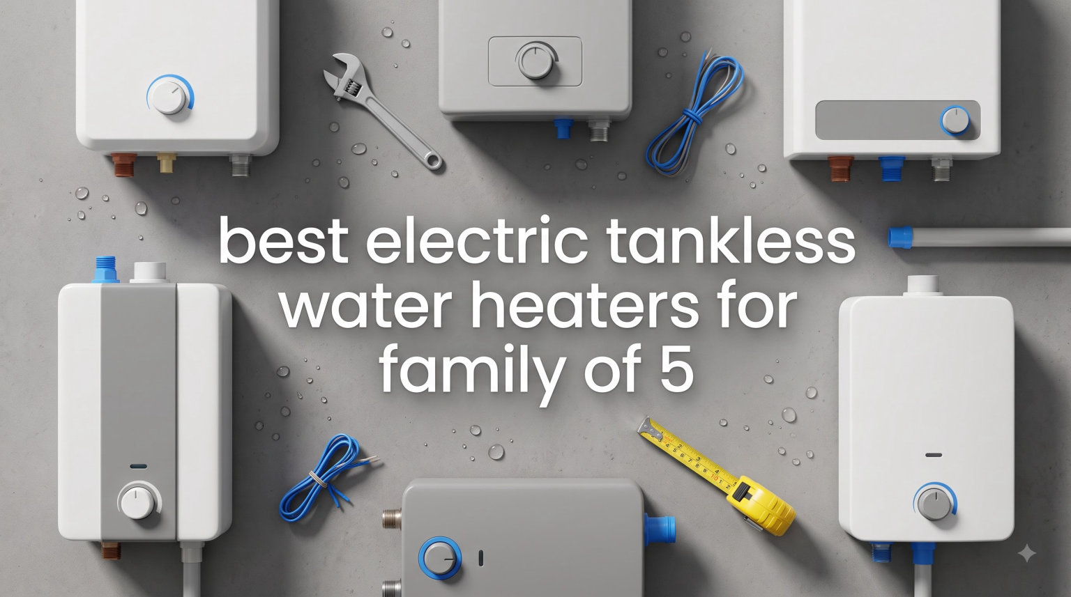 best electric tankless water heaters for family of 5