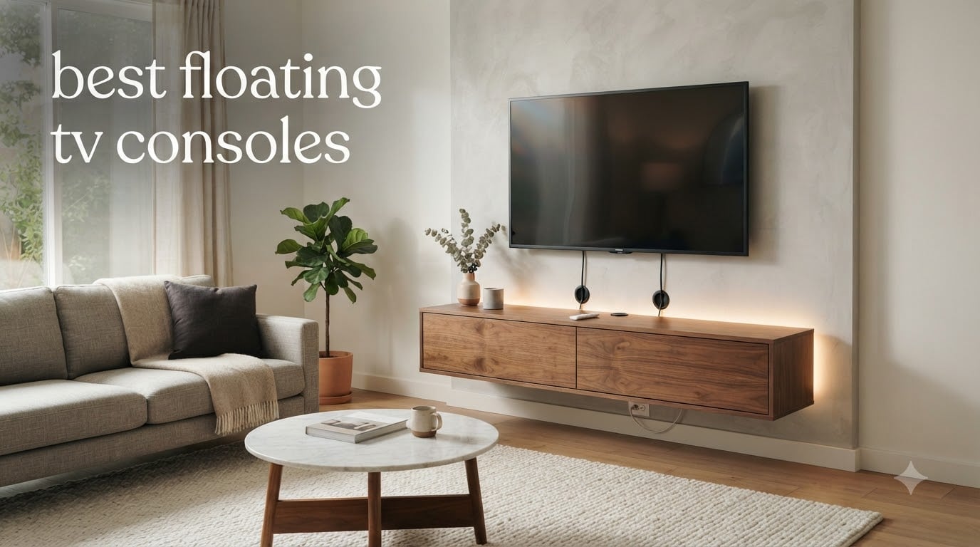 best floating tv consoles