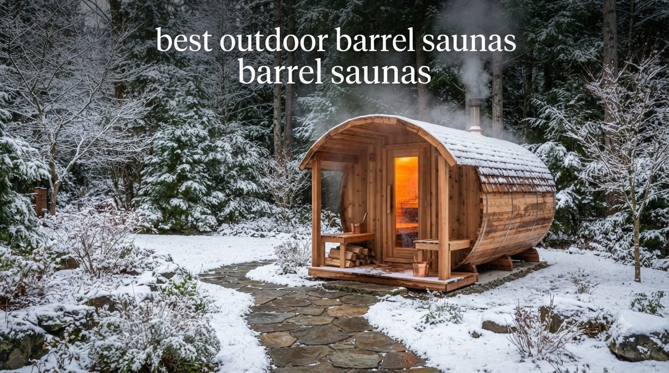 best outdoor barrel saunas