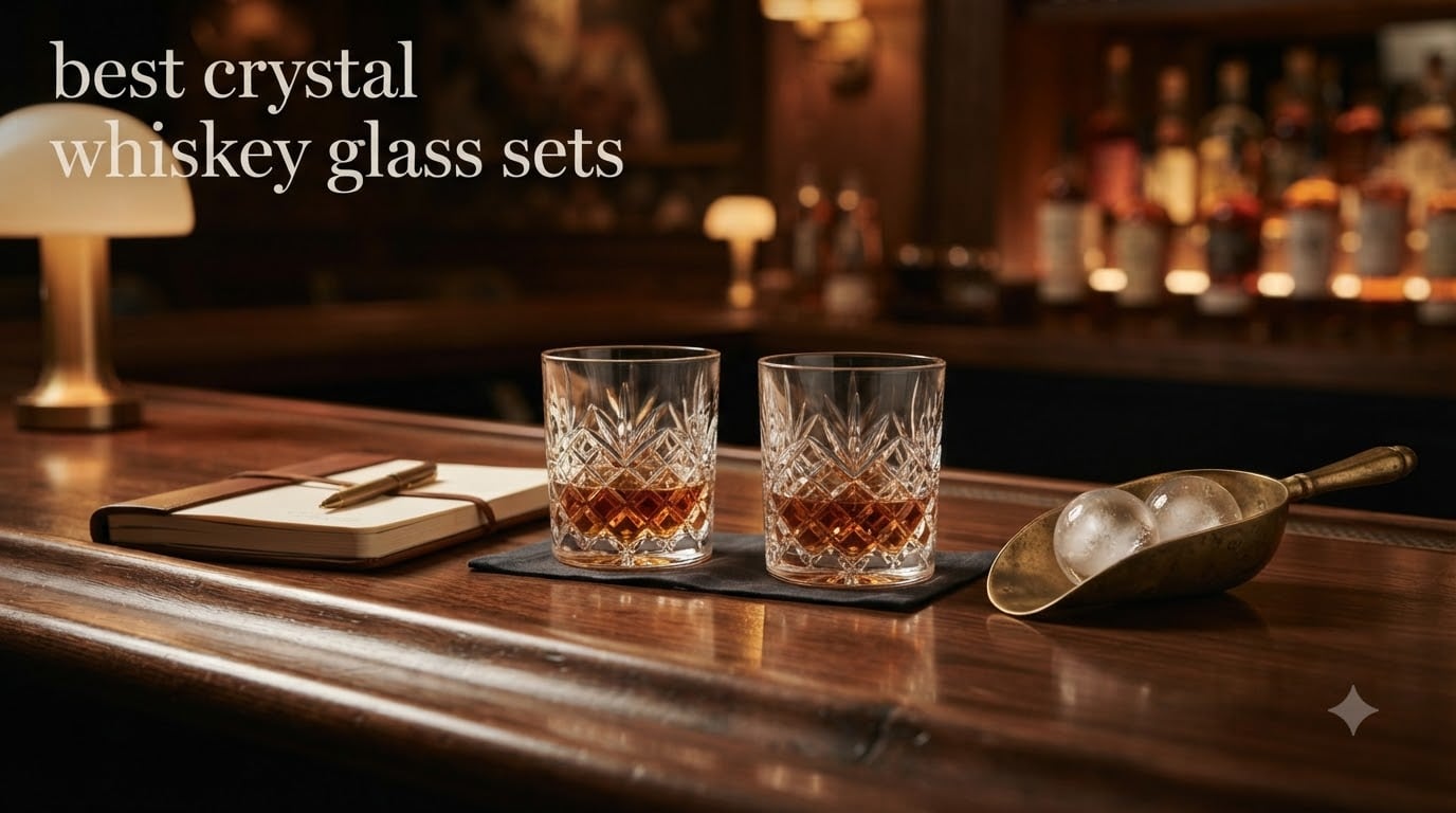 best crystal whiskey glass sets