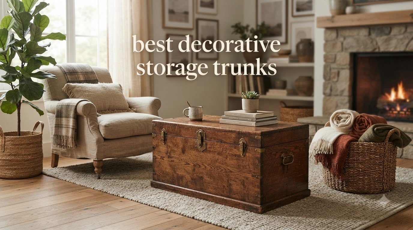 best decorative storage trunks
