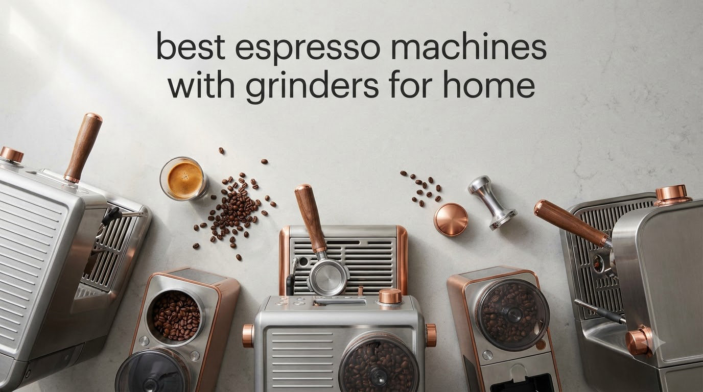 best espresso machines with grinders for home