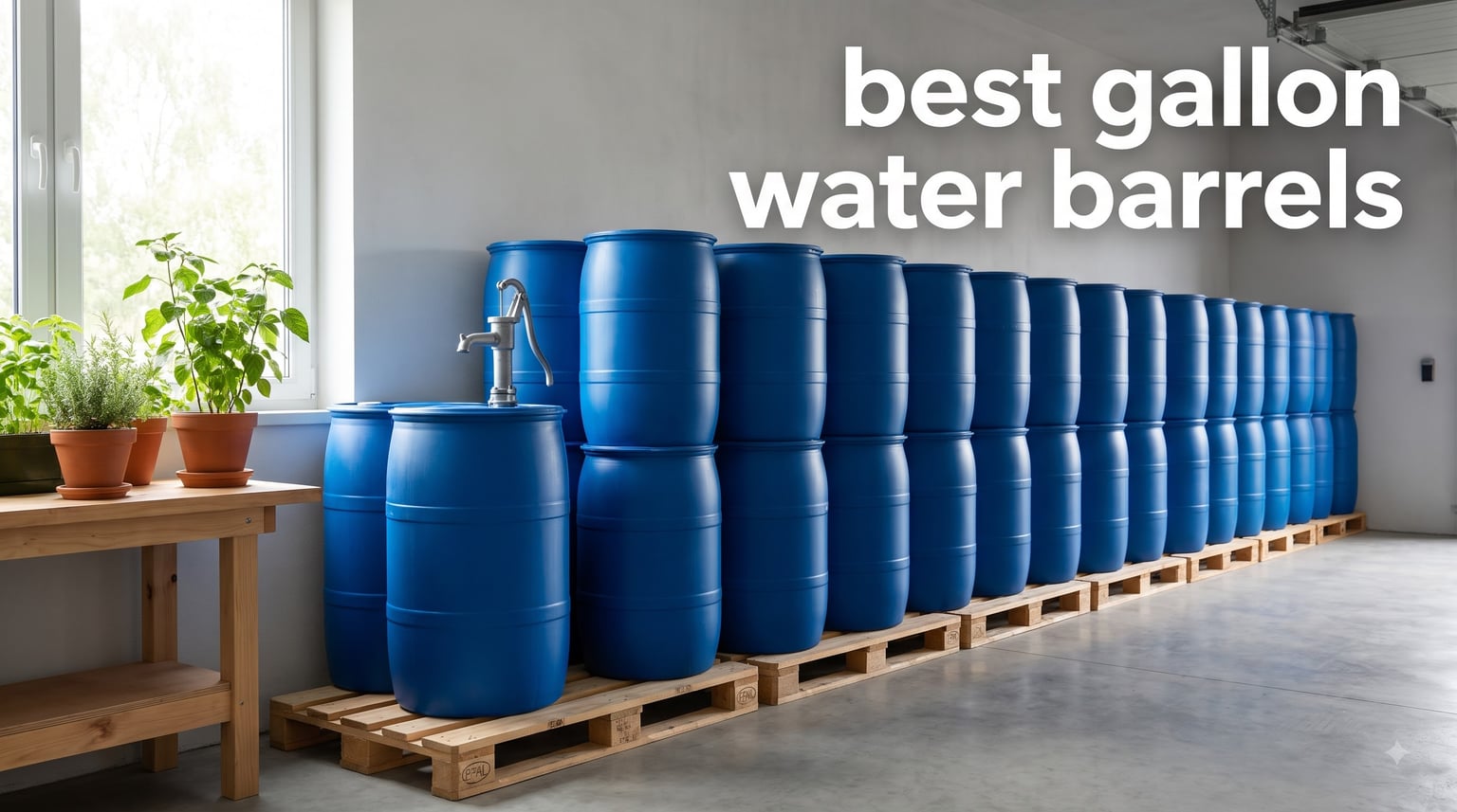 best 55 gallon water barrels