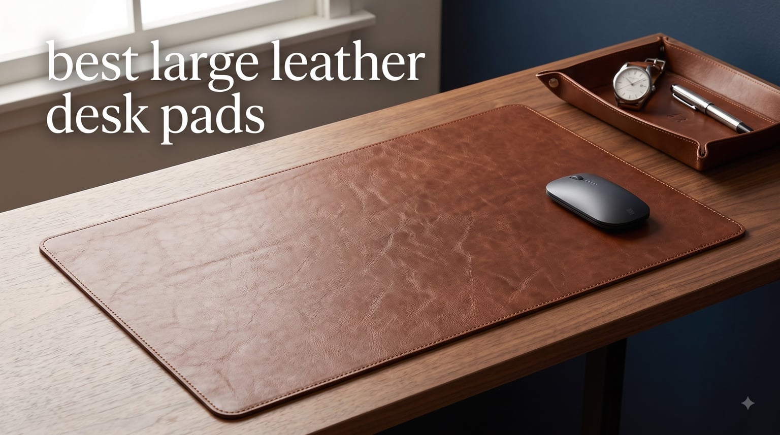 best large leather desk pads