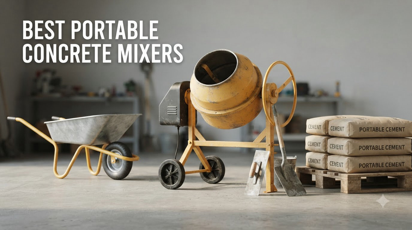 best portable concrete mixers