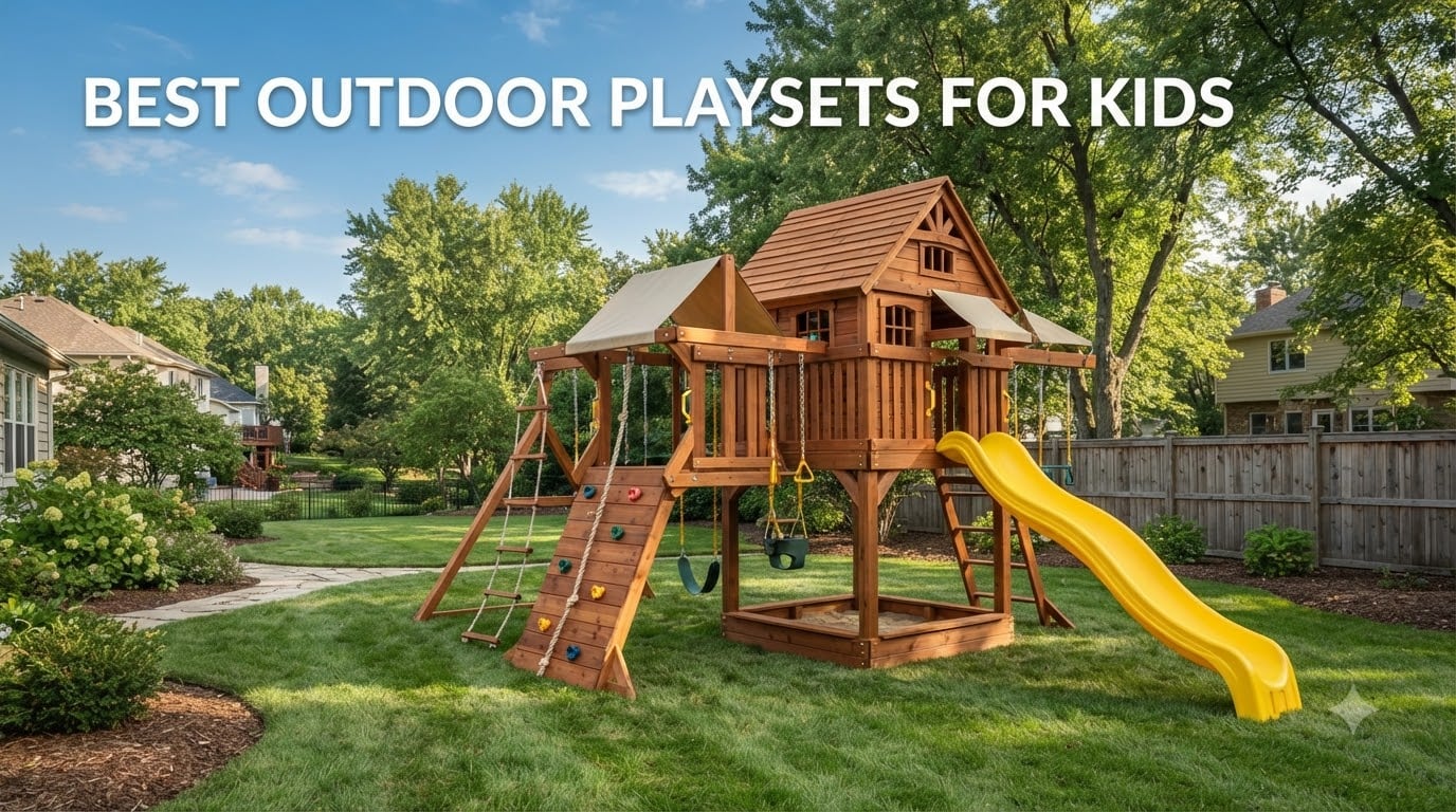 best outdoor playsets for kids
