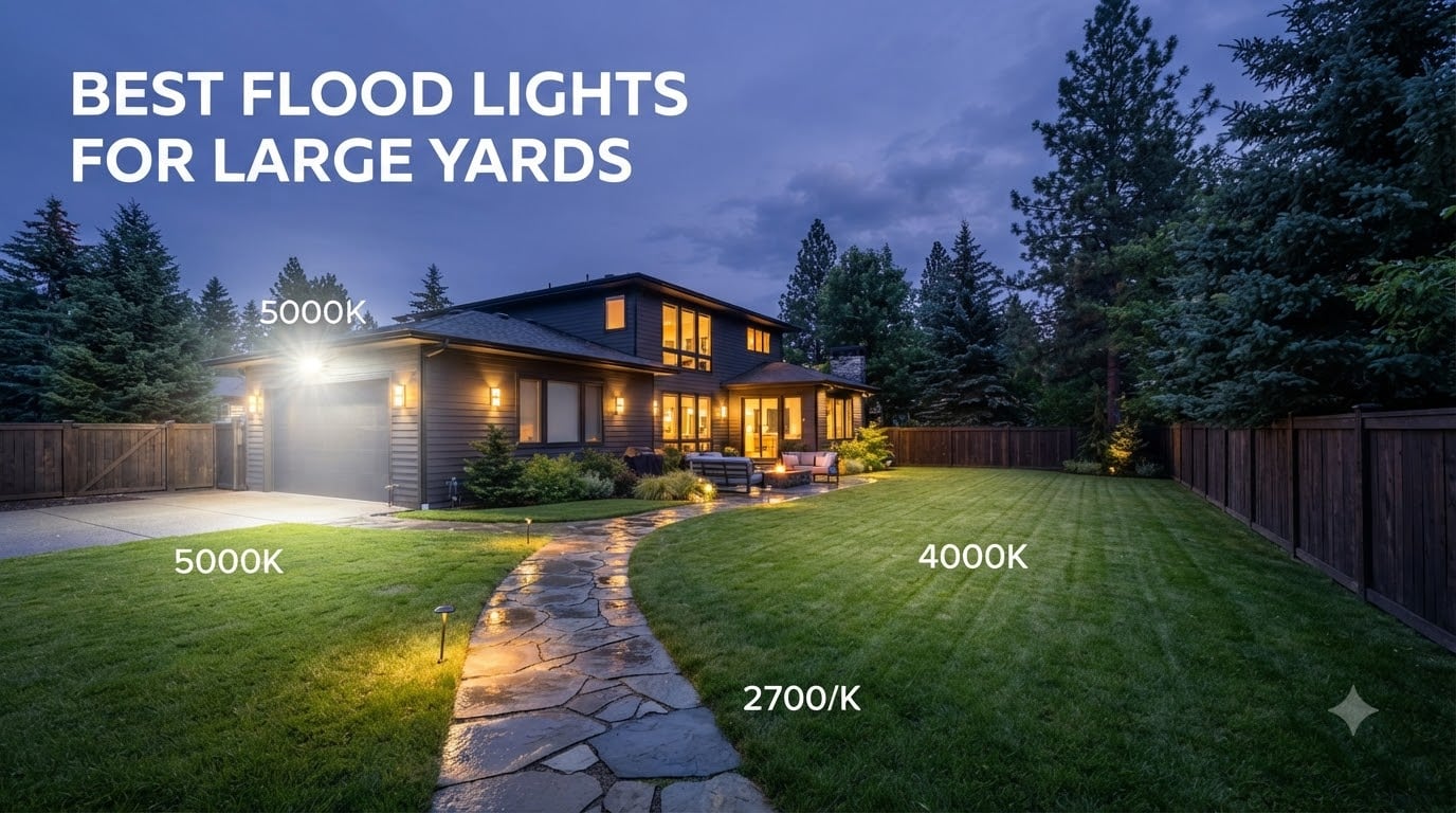 best flood lights for large yards