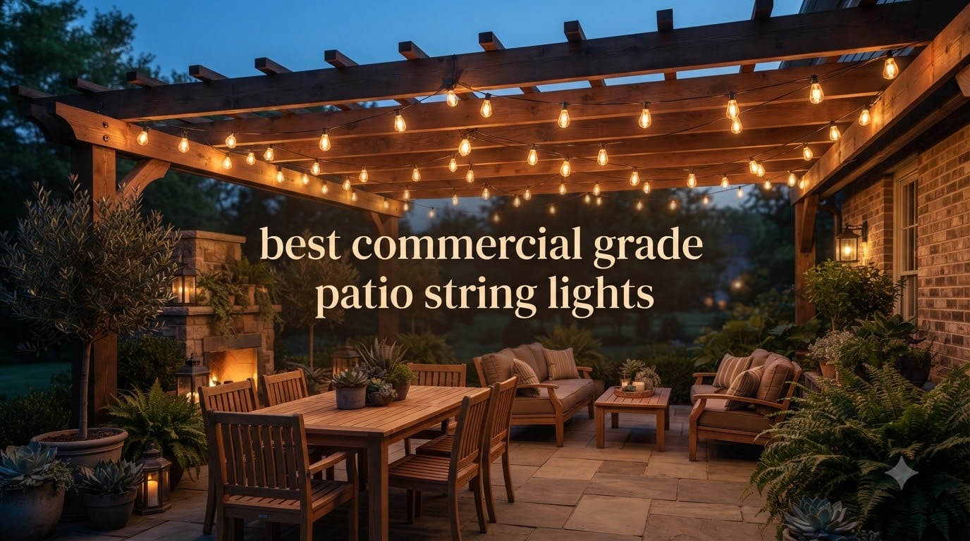 best commercial grade patio string lights