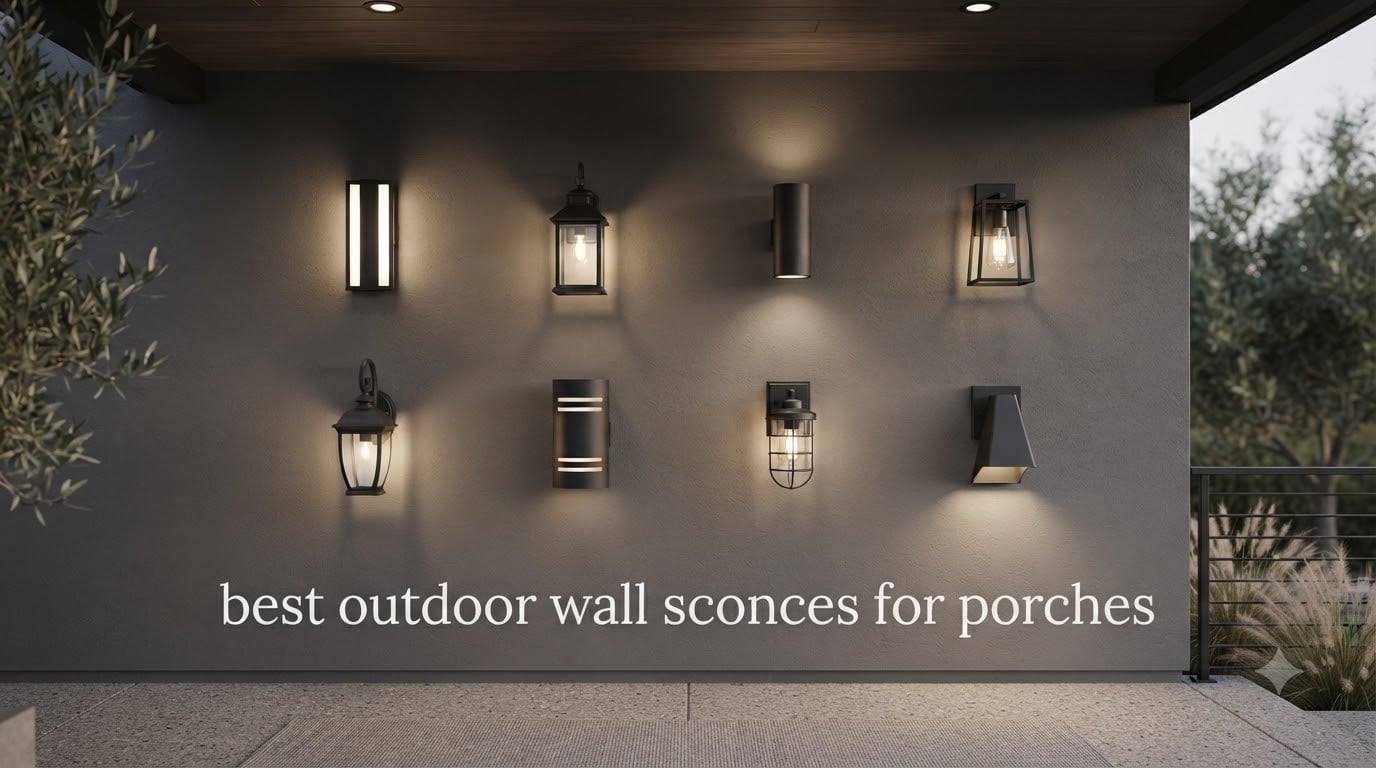 best outdoor wall sconces for porches