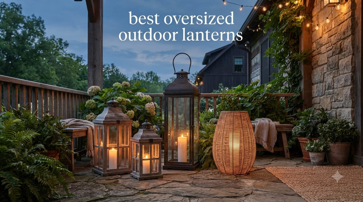 best oversized outdoor lanterns