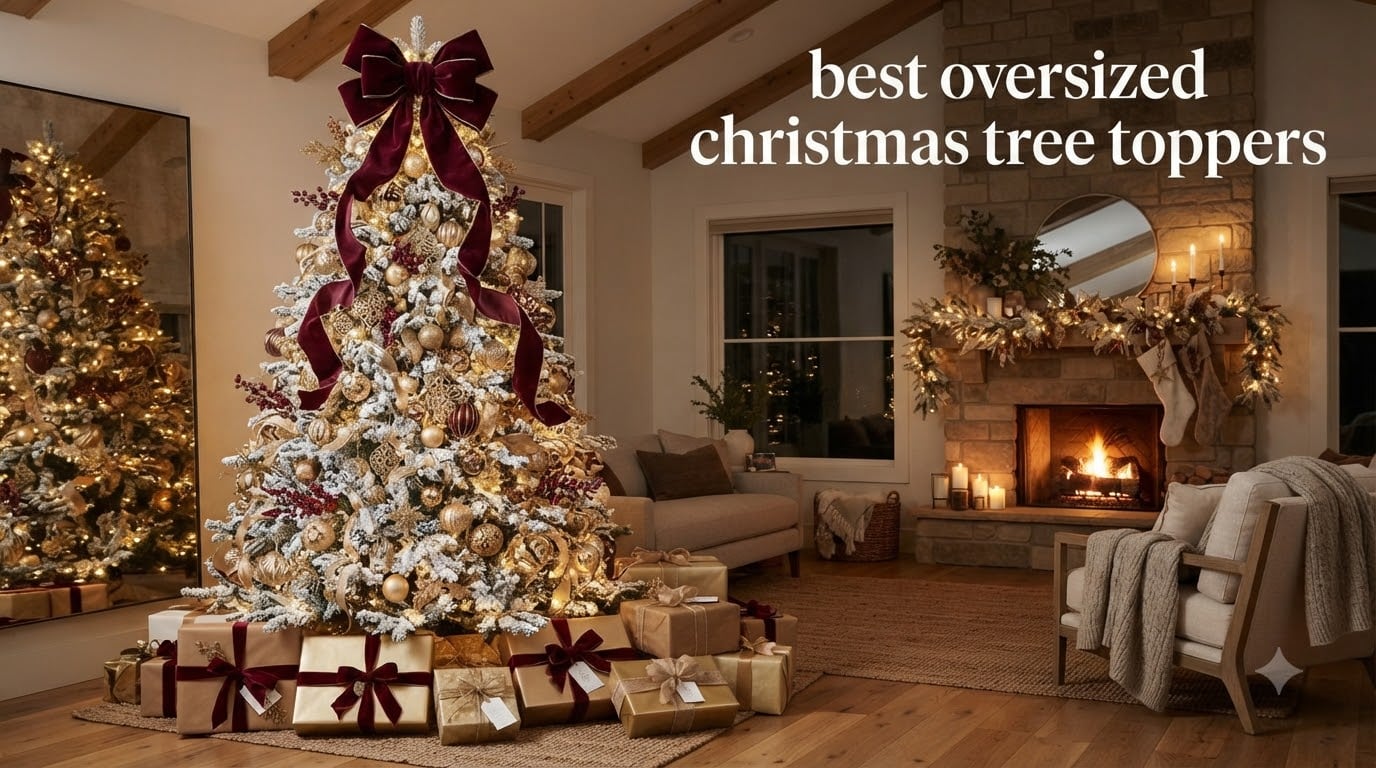 best oversized christmas tree toppers
