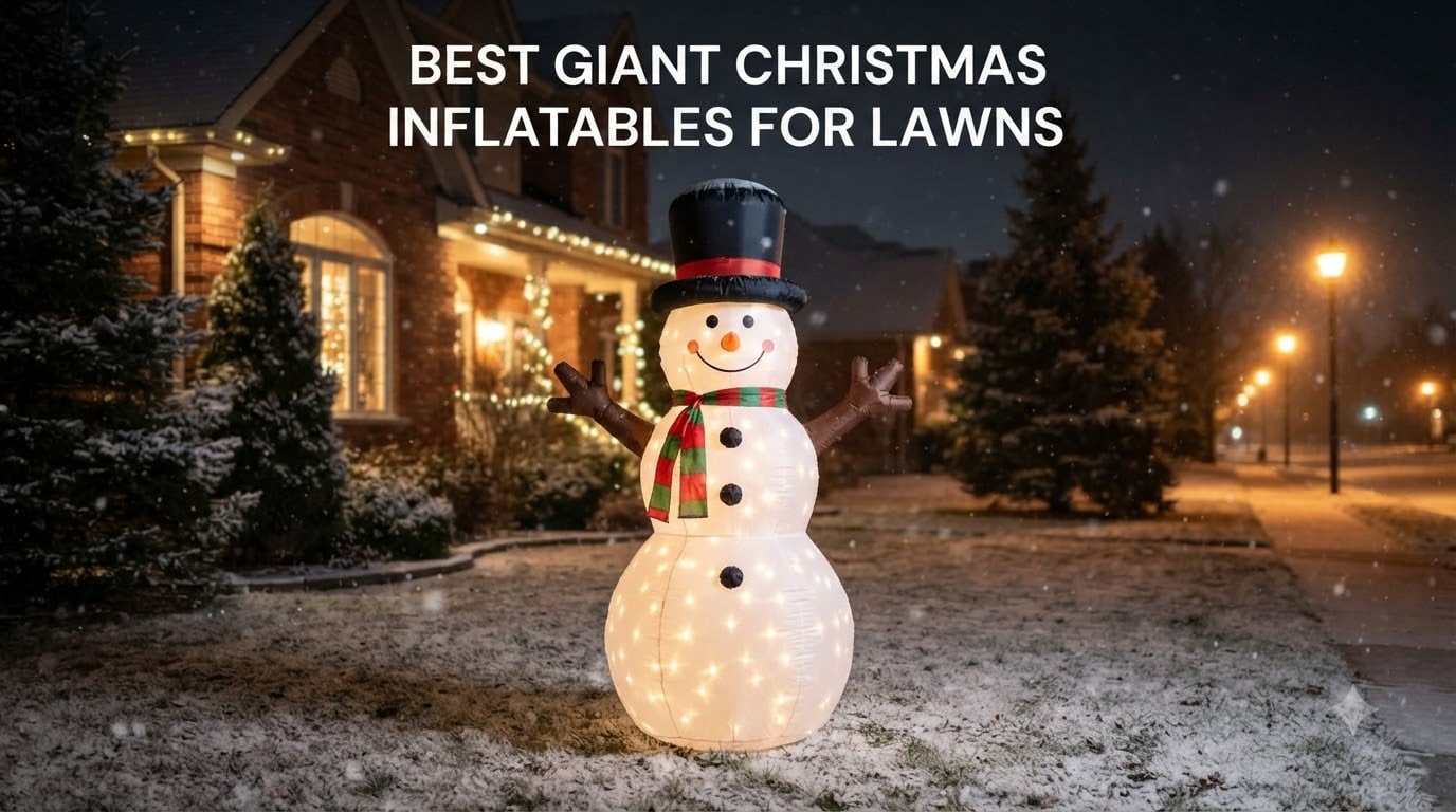 best giant christmas inflatables for lawns