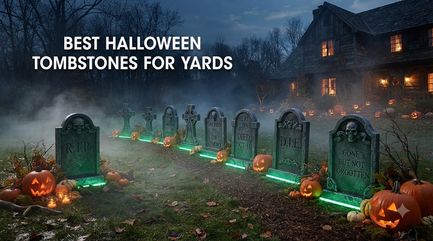 best halloween tombstones for yards