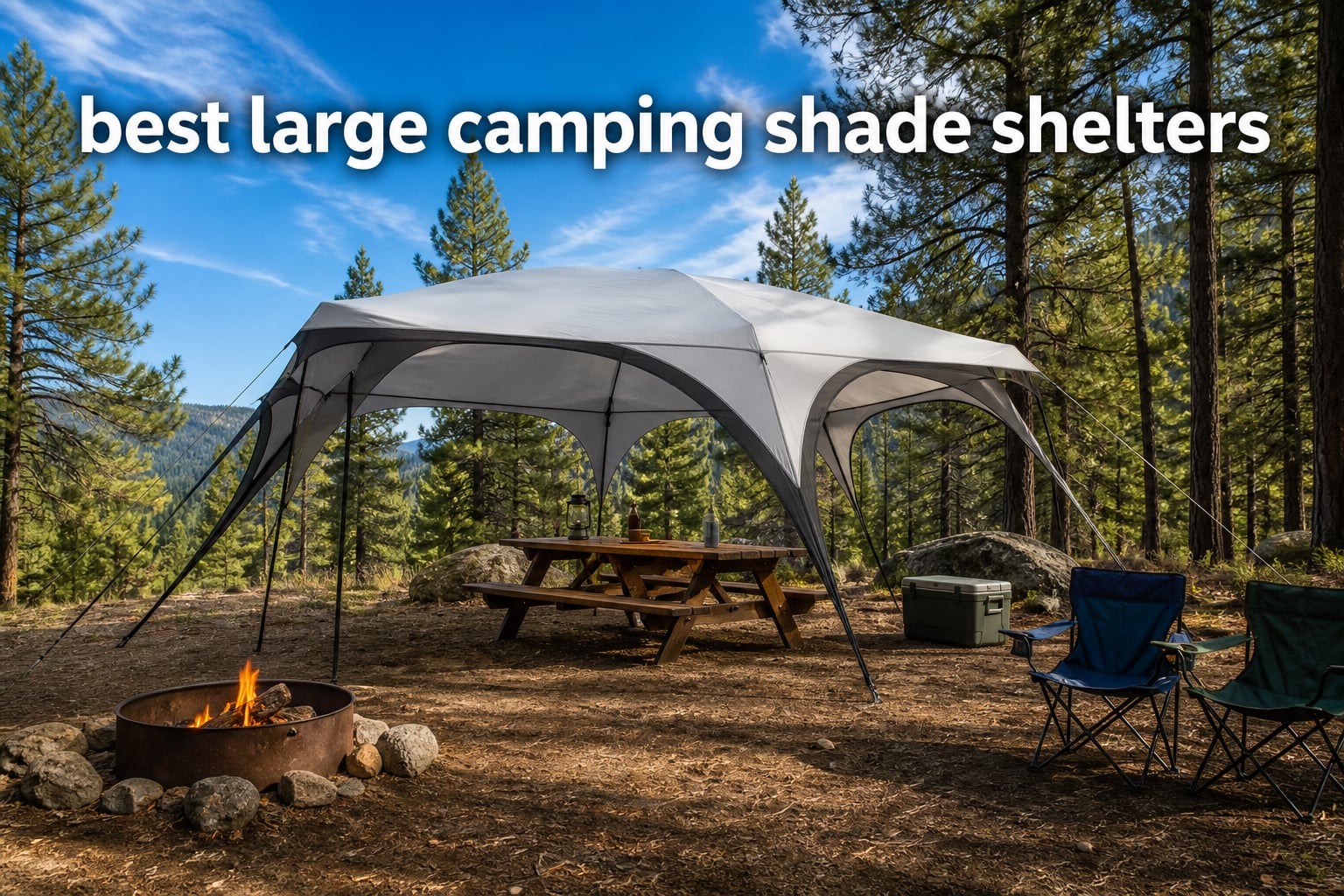 best large camping shade shelters