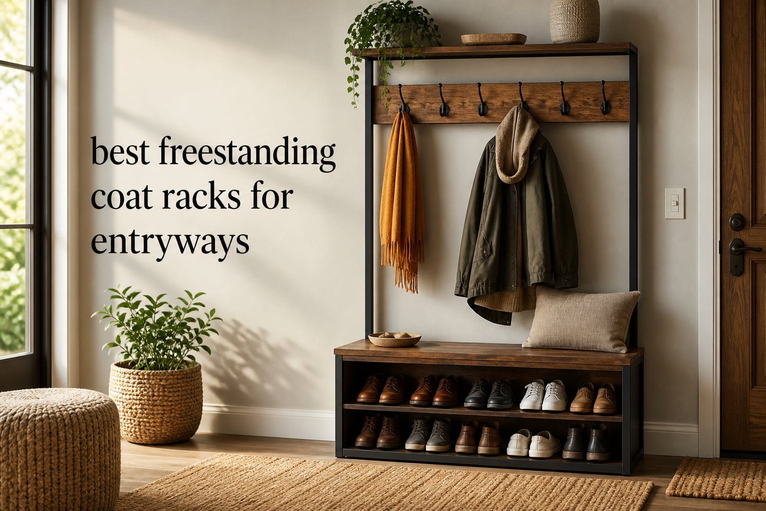 best freestanding coat racks for entryways
