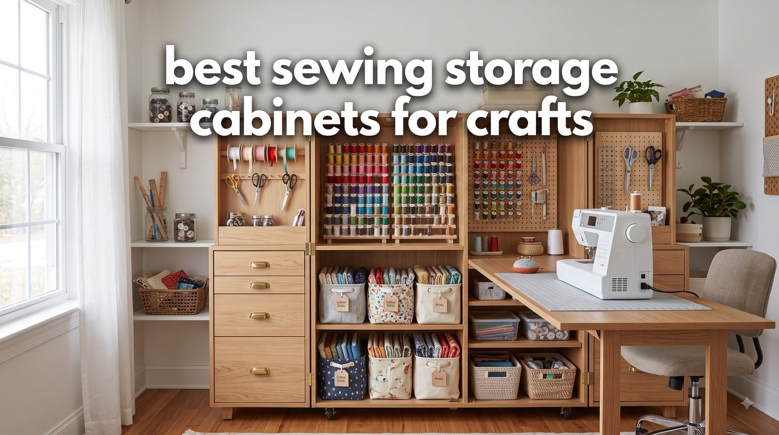 best sewing storage cabinets for crafts
