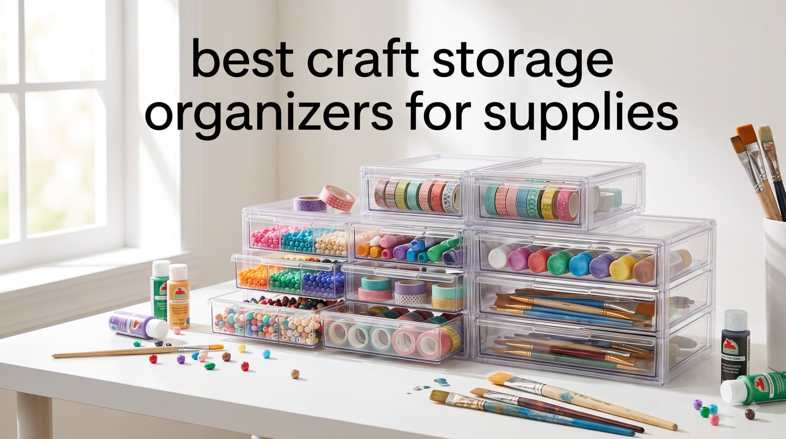 best craft storage organizers for supplies