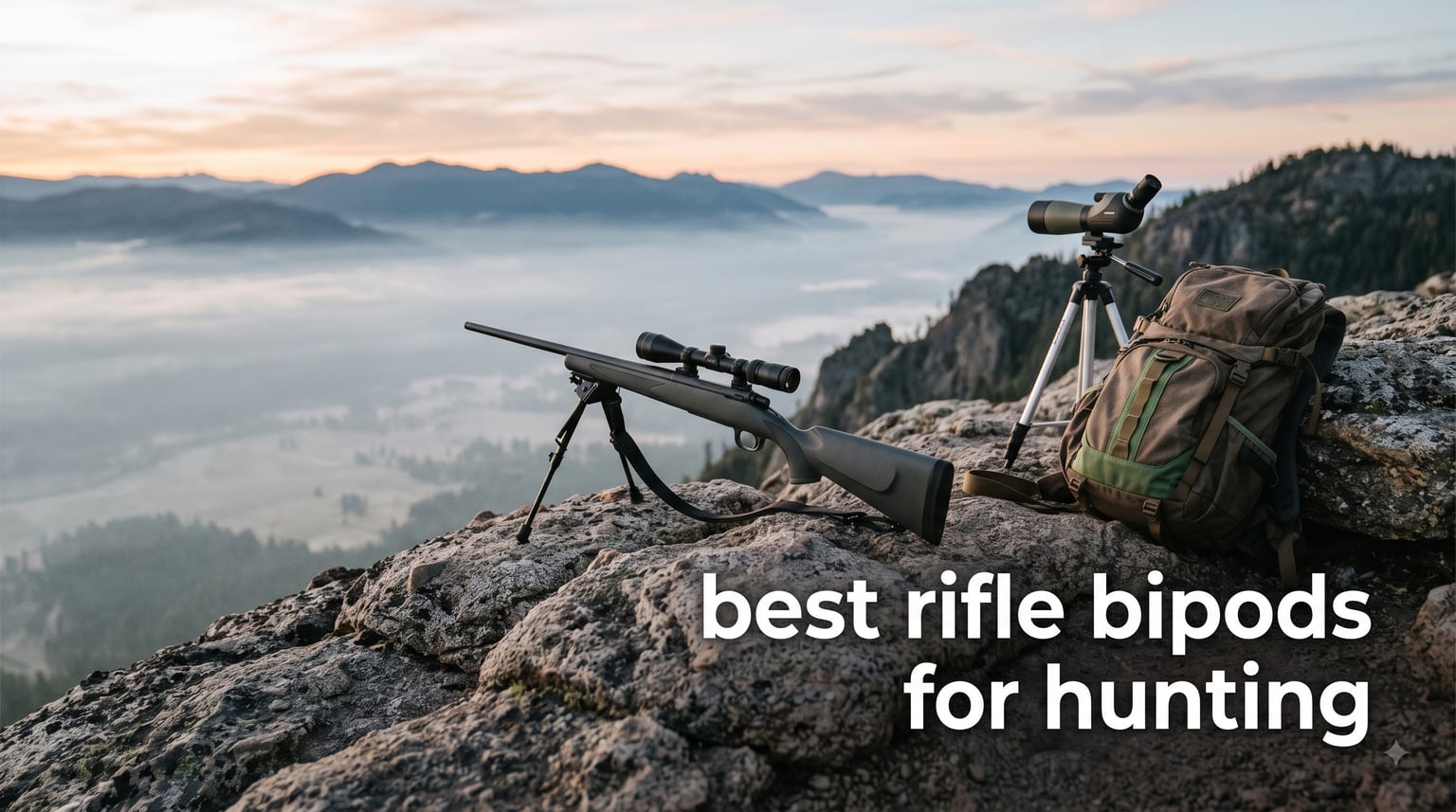 best rifle bipods for hunting