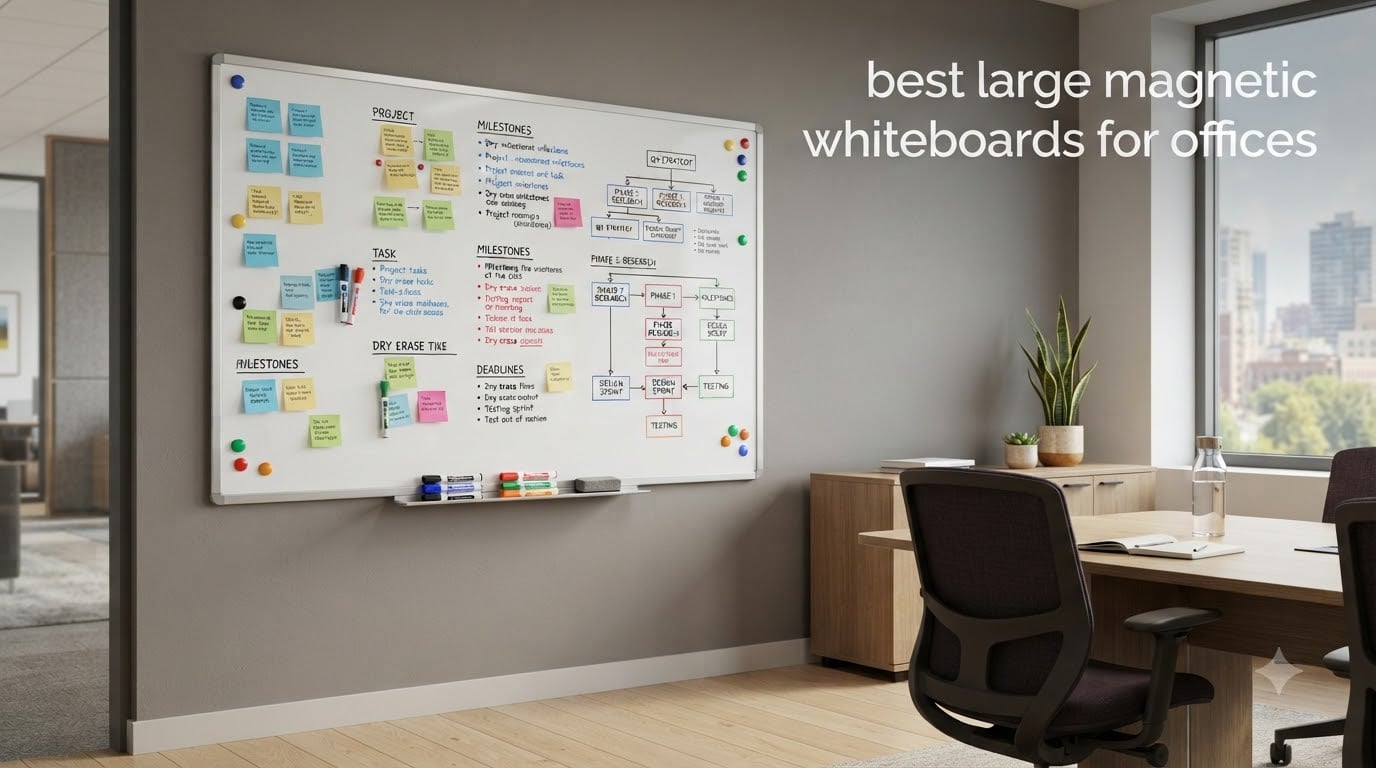 best large magnetic whiteboards for offices