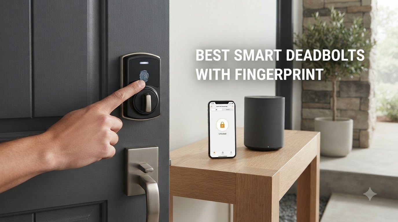 best smart deadbolts with fingerprint