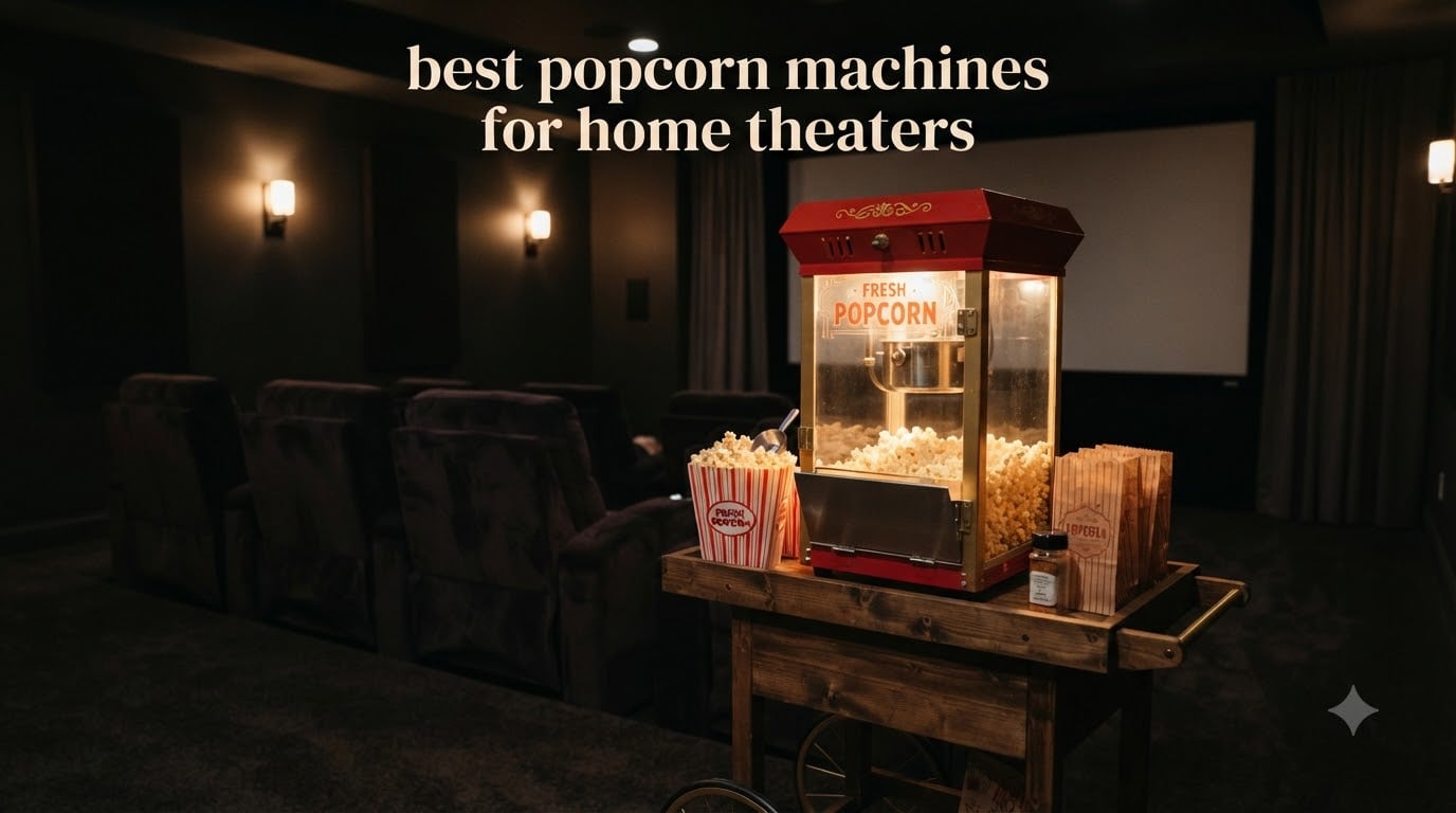 best popcorn machines for home theaters