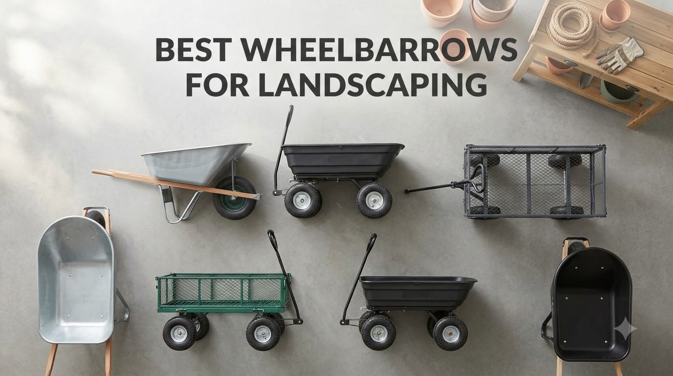 best wheelbarrows for landscaping