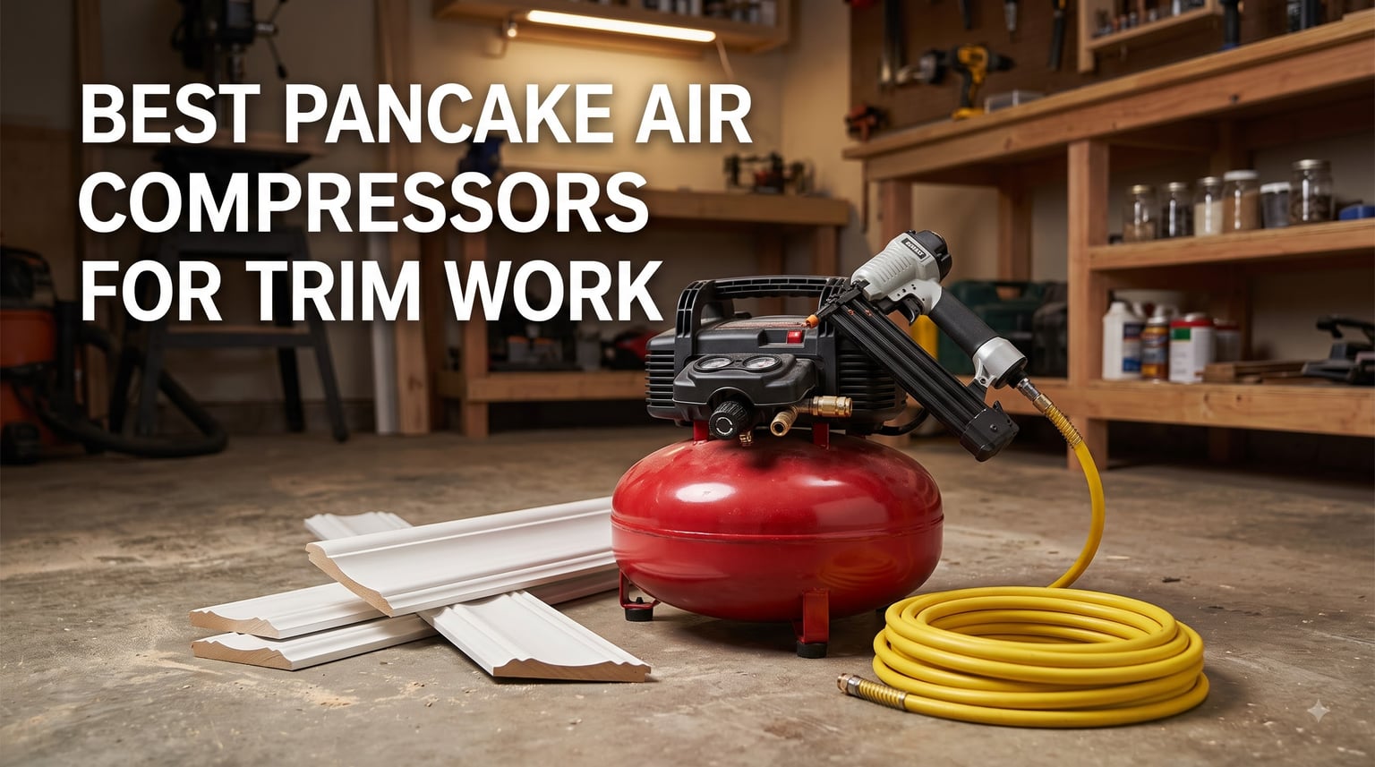 best pancake air compressors for trim work