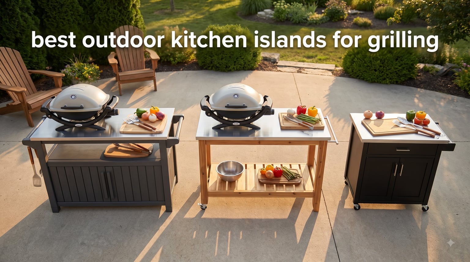 best outdoor kitchen islands for grilling