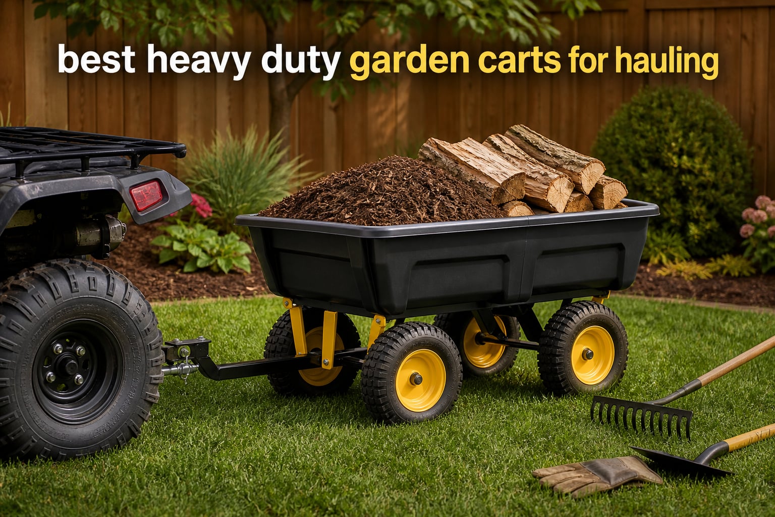 best heavy duty garden carts for hauling