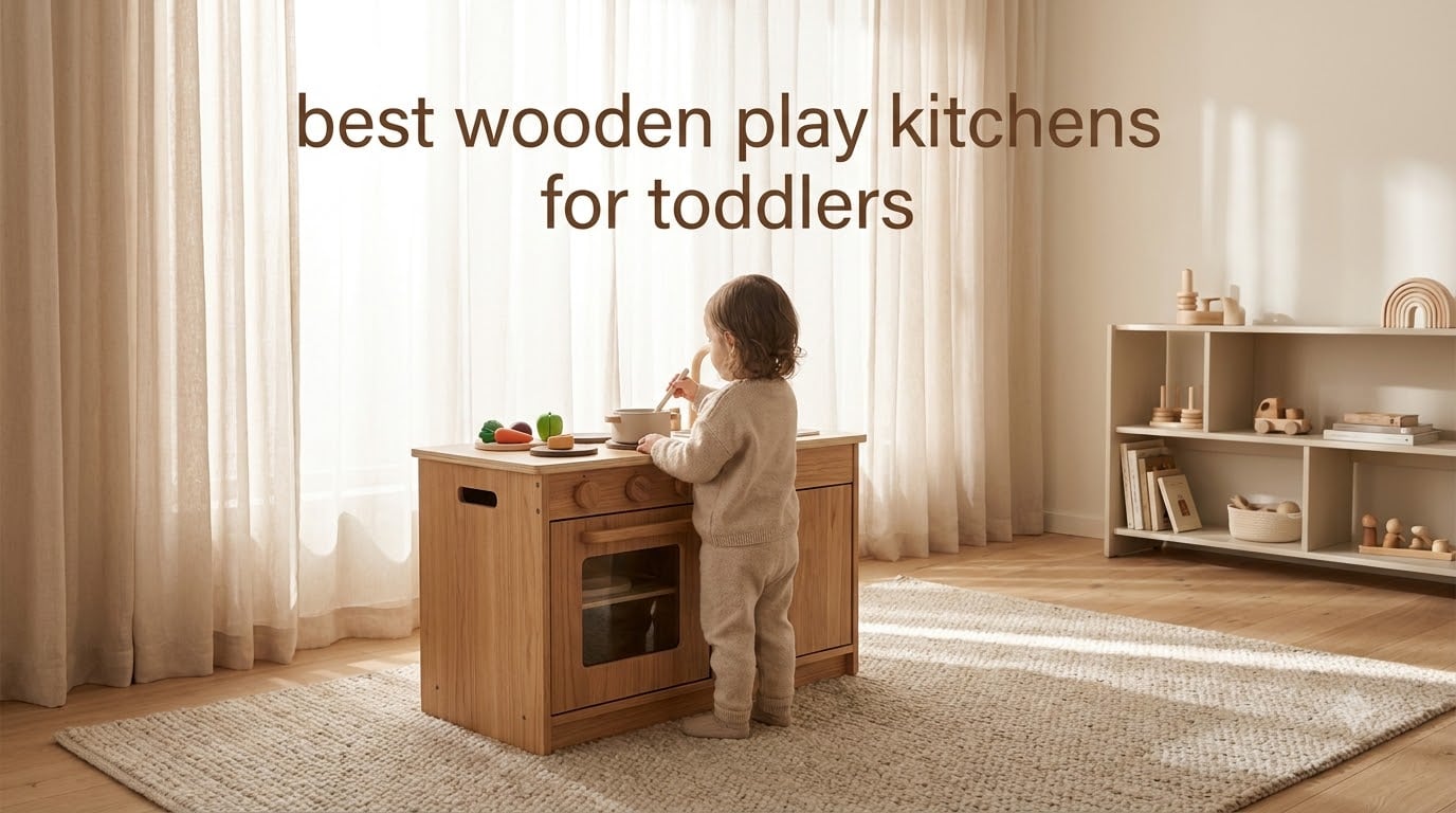 best wooden play kitchens for toddlers
