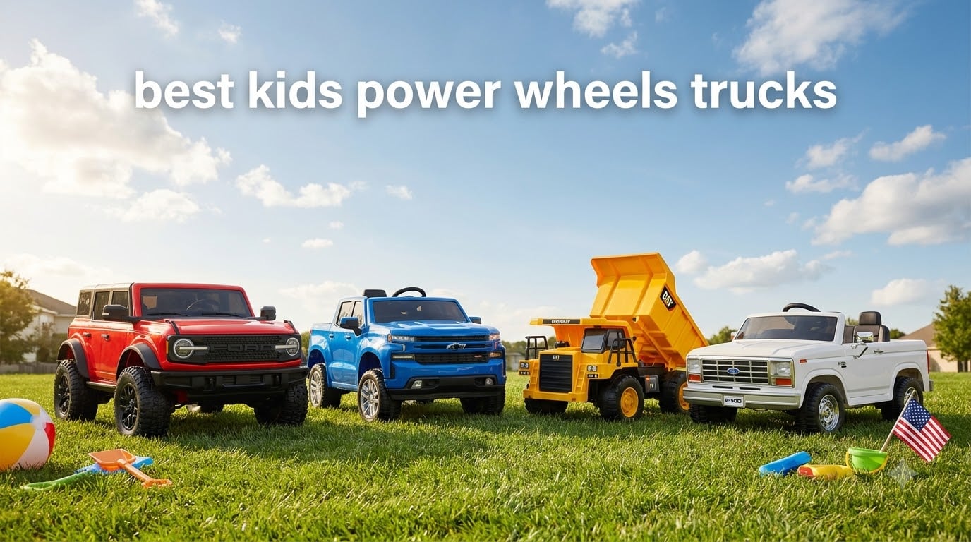 best kids power wheels trucks