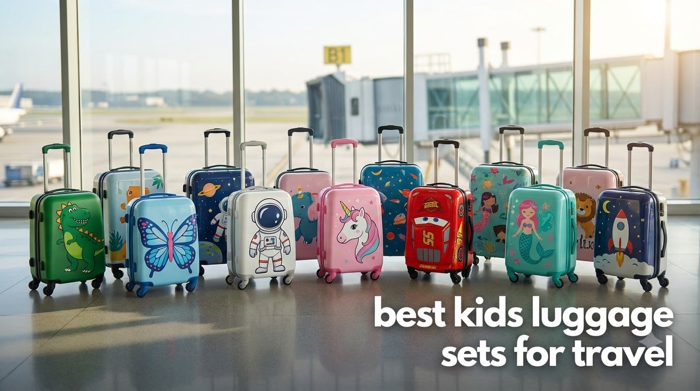 best kids luggage sets for travel