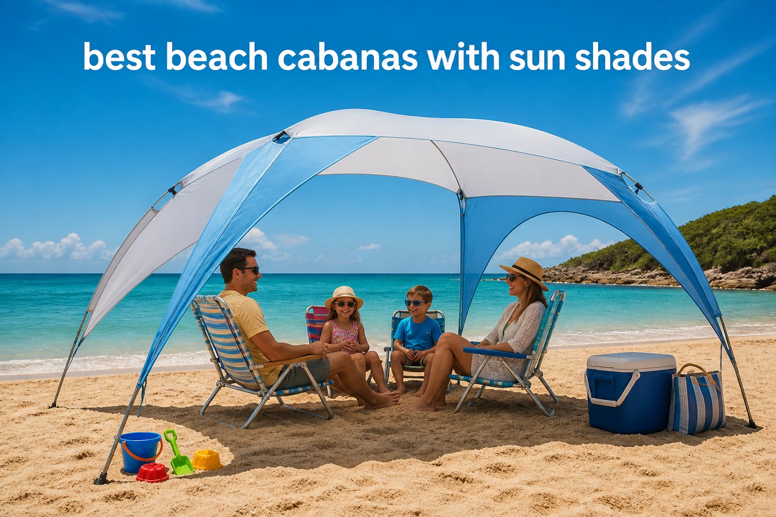 best beach cabanas with sun shades