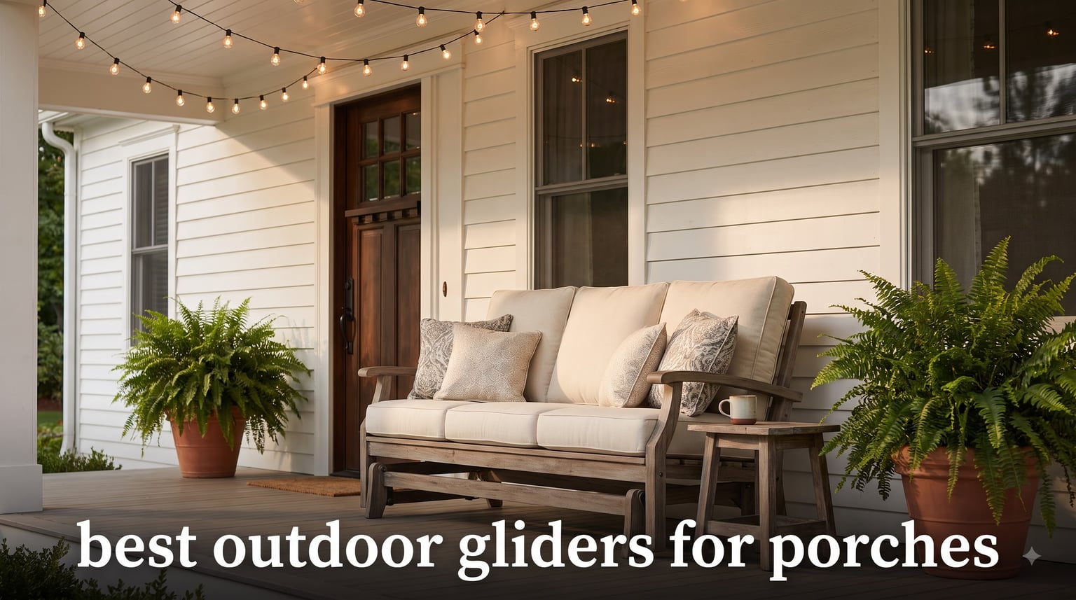 best outdoor gliders for porches