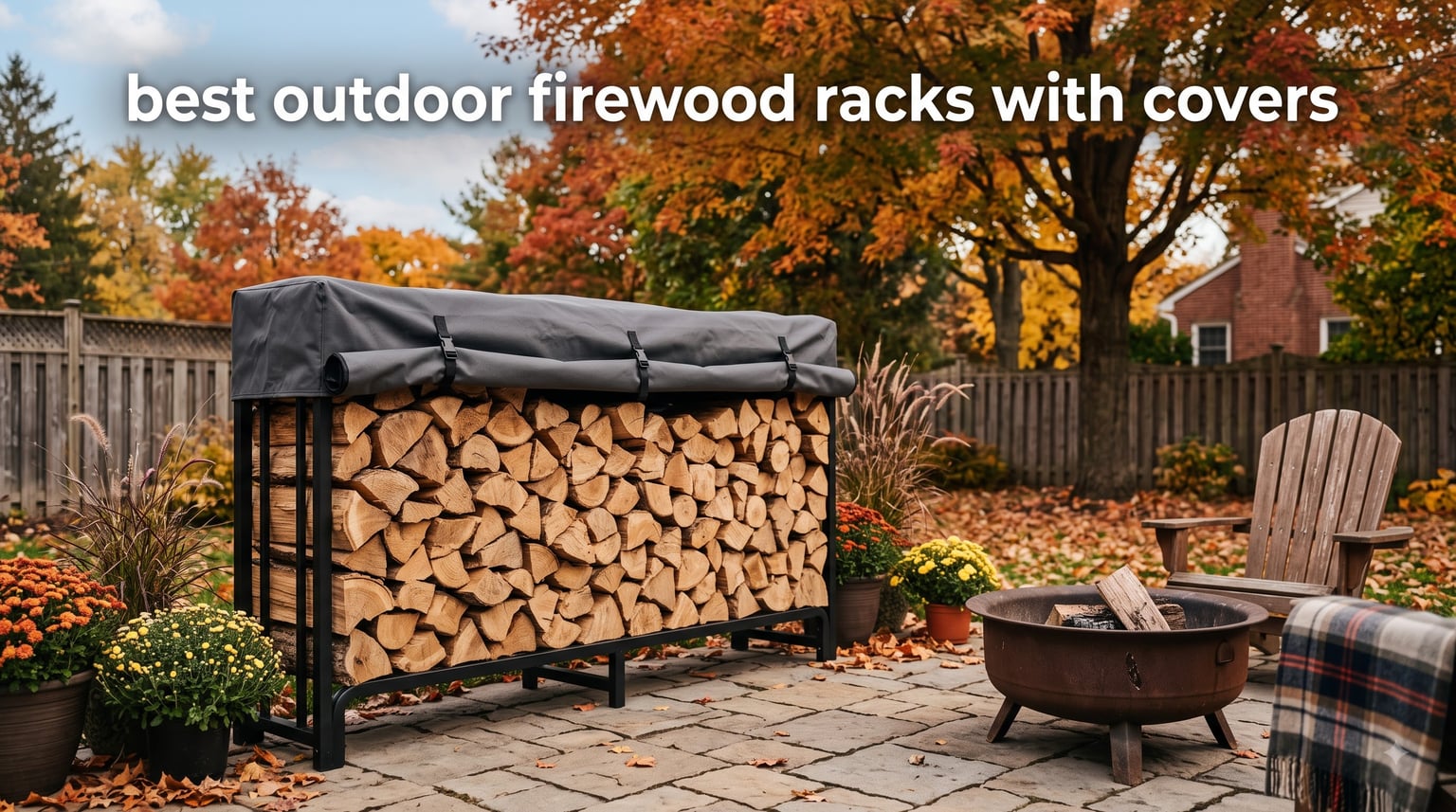 best outdoor firewood racks with covers