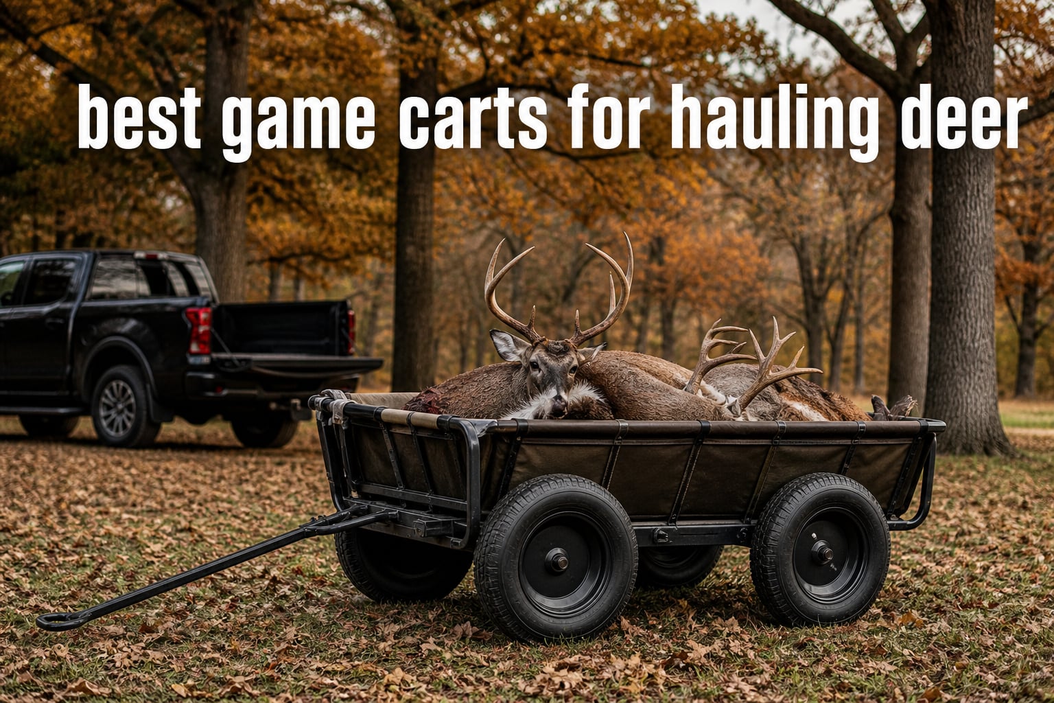 best game carts for hauling deer