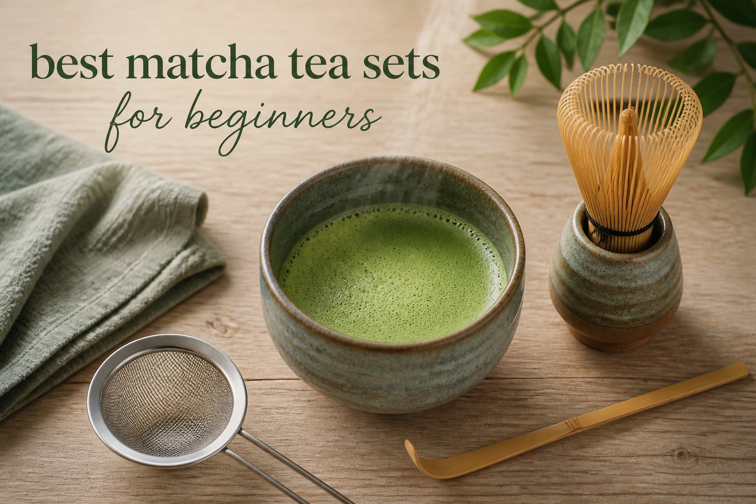 best matcha tea sets for beginners