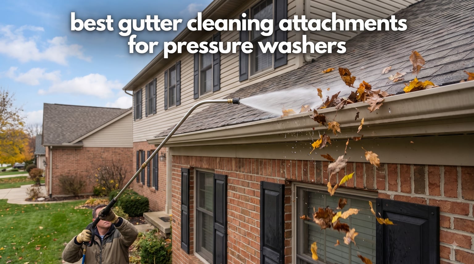 best gutter cleaning attachments for pressure washers