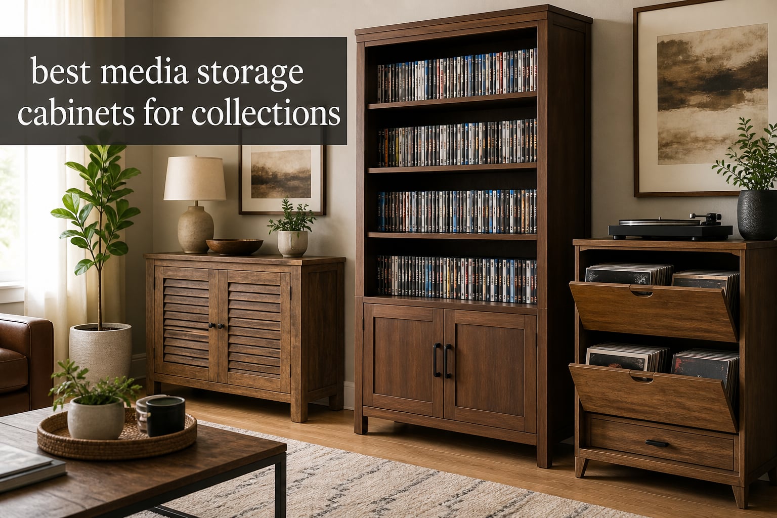 best media storage cabinets for collections