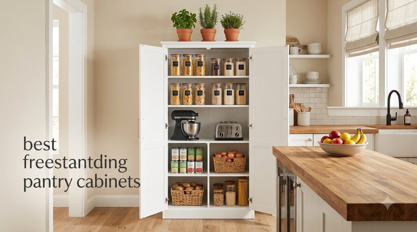 best freestanding pantry cabinets