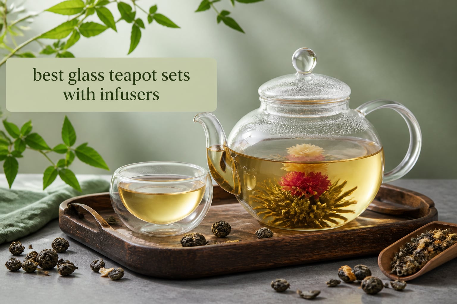 best glass teapot sets with infusers