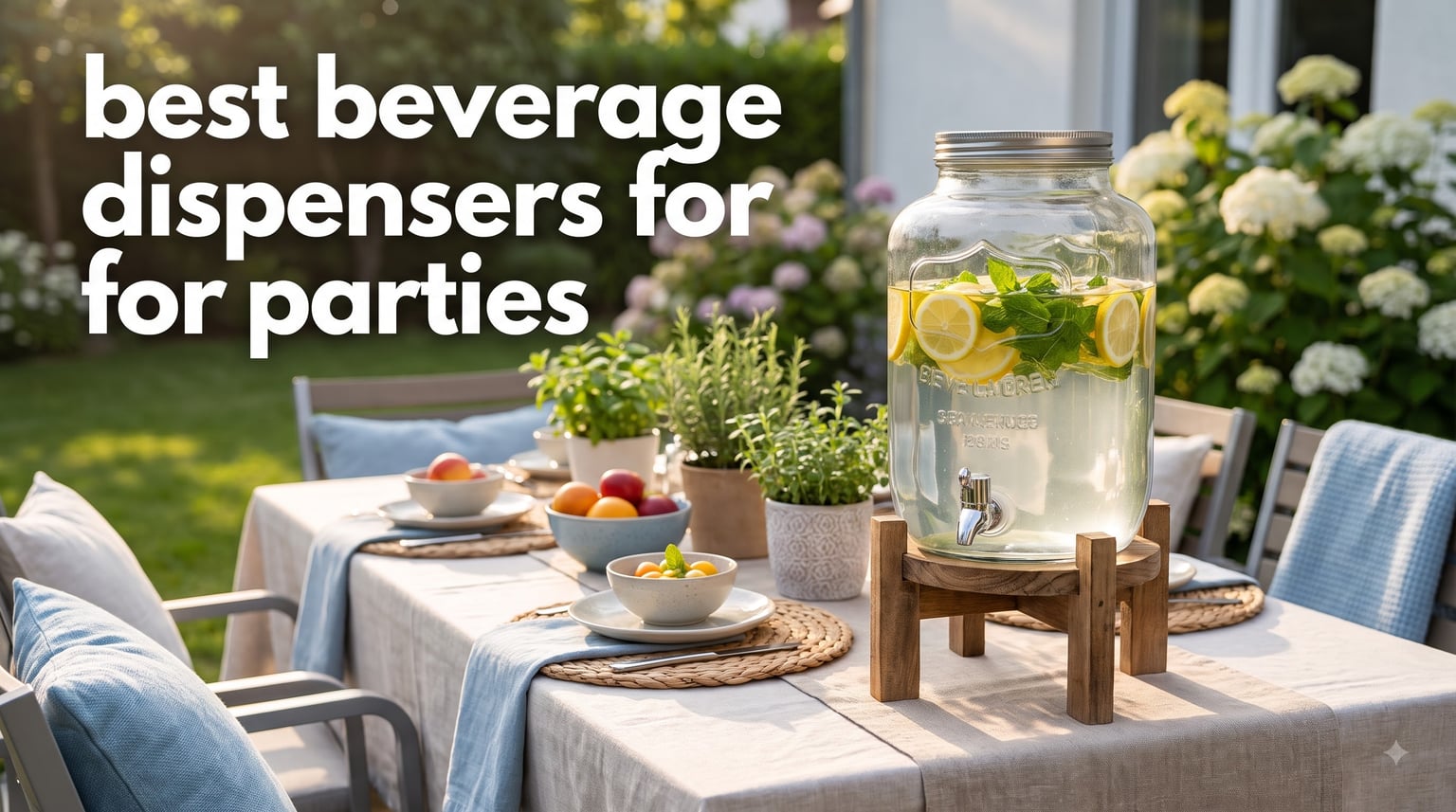 best beverage dispensers for parties