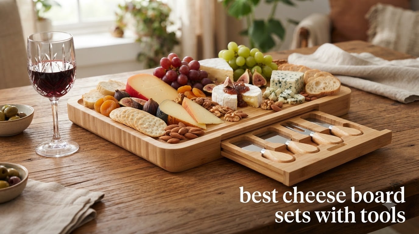 best cheese board sets with tools