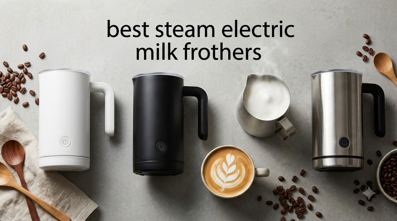 best steam electric milk frothers