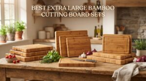 best extra large bamboo cutting board sets
